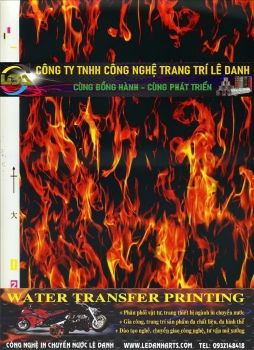 Màng in chuyển nước vân lửa